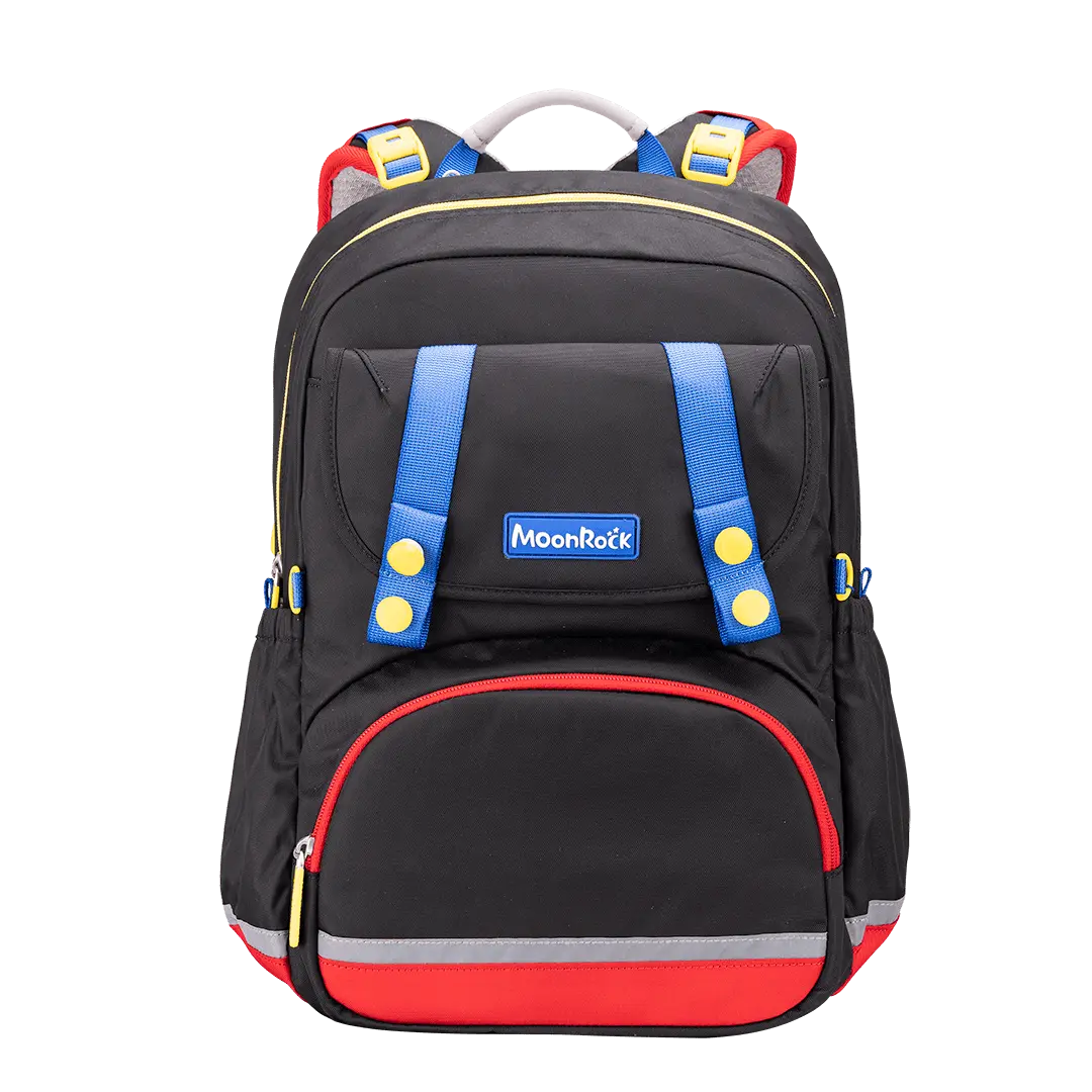 SP101-2390 MoonRock Ergonomic School Bag-Black