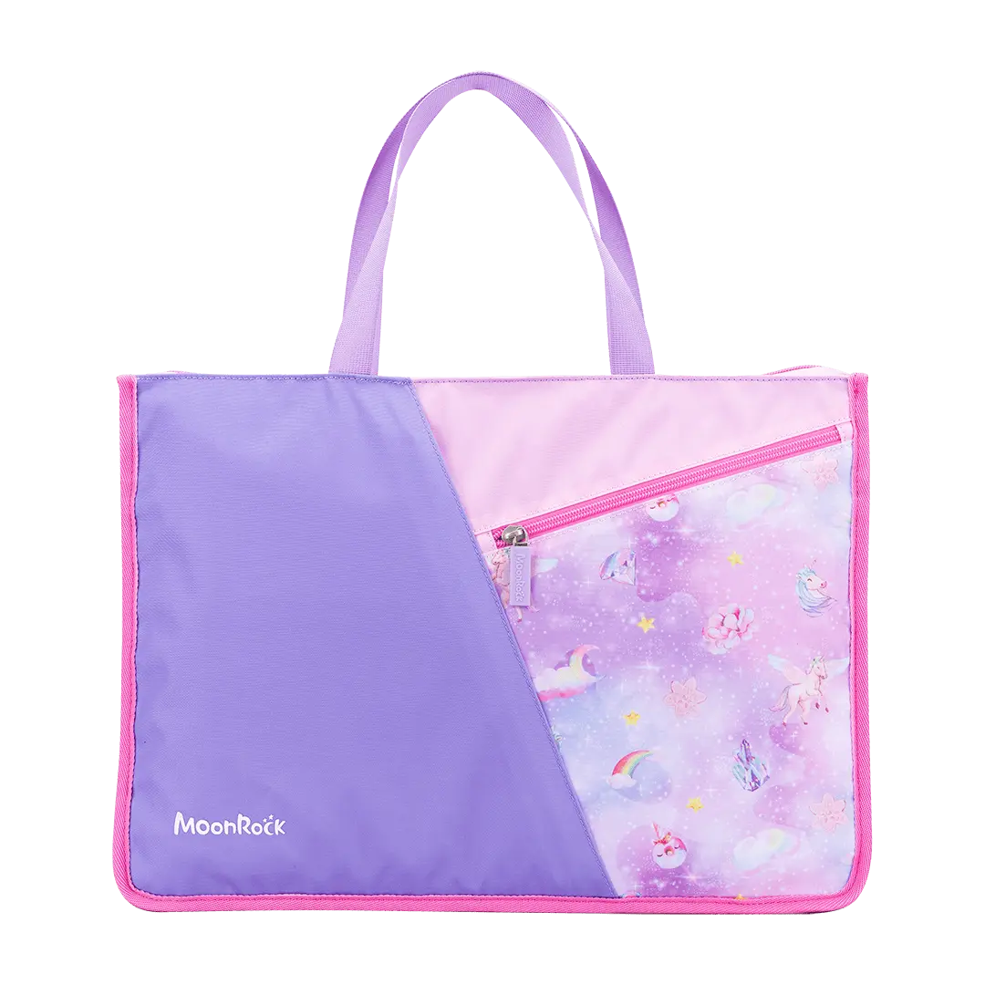 PI1500P-24350 MoonRock Art Bag - Crystal Unicorn- Light Purple